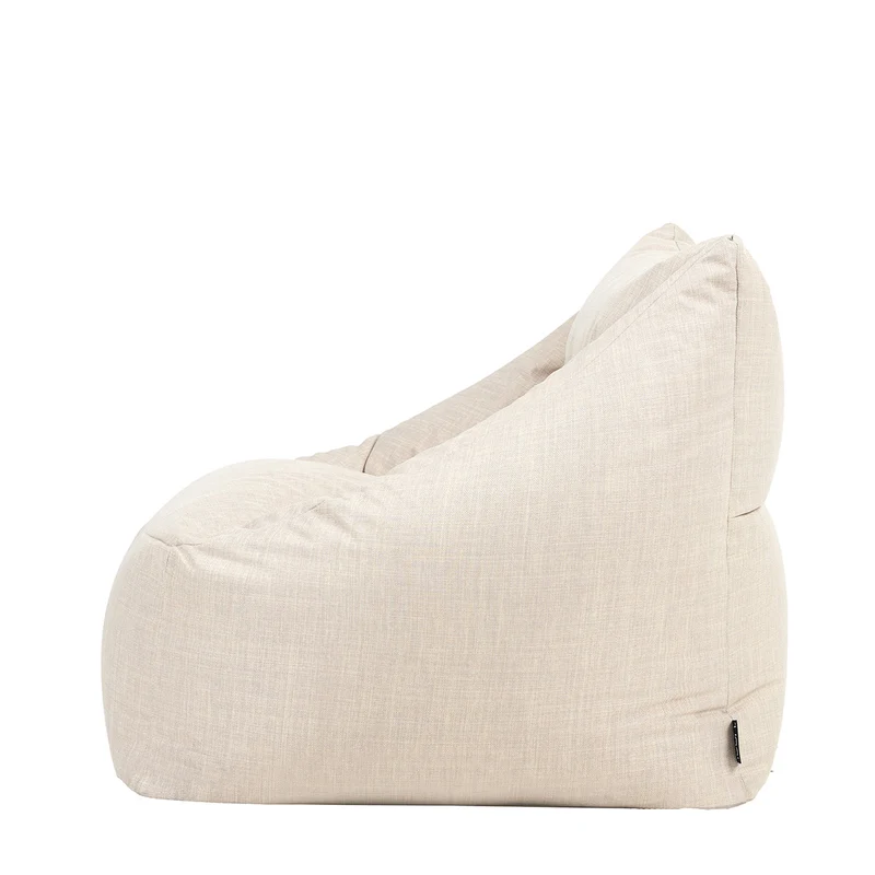 Natalia Gewebter Outdoor-Sessel-Sitzsack, Naturfarben