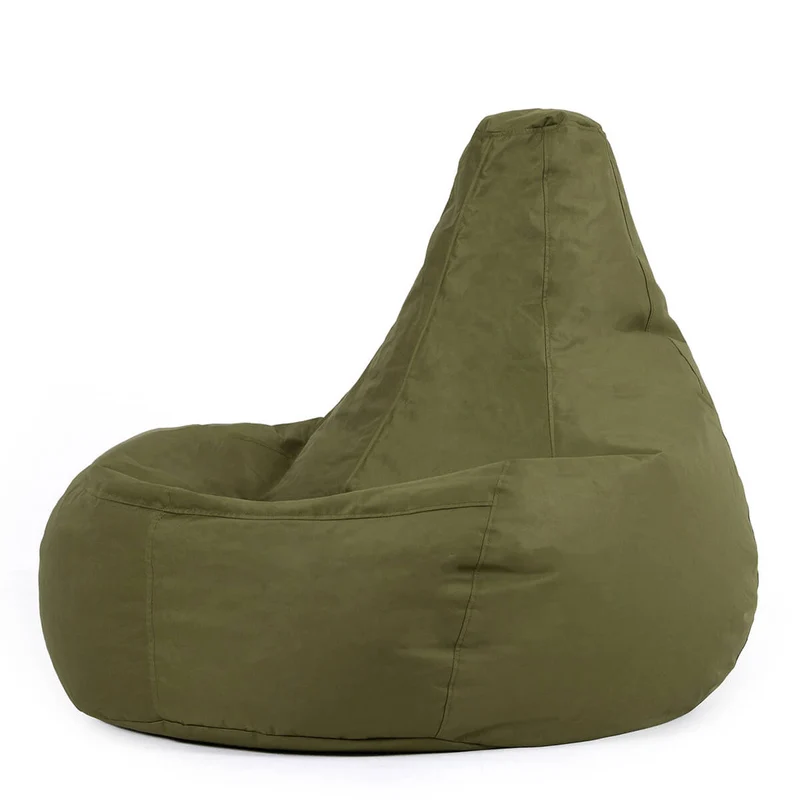 Dalton Liegestuhl Indoor-Outdoor Gaming Sitzsack – Khakigrün
