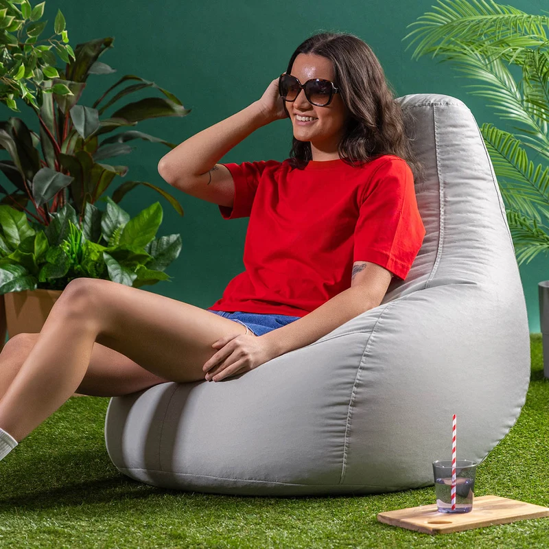 Dalton Relaxsessel Indoor-Outdoor Gaming Sitzsack – Grau