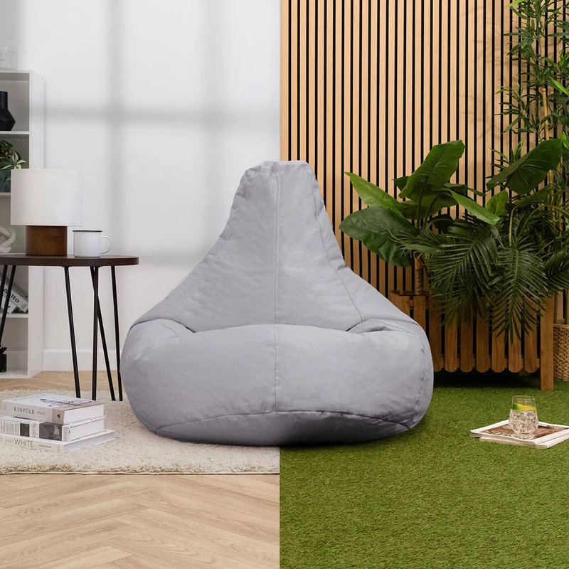Dalton Relaxsessel Indoor-Outdoor Gaming Sitzsack – Grau