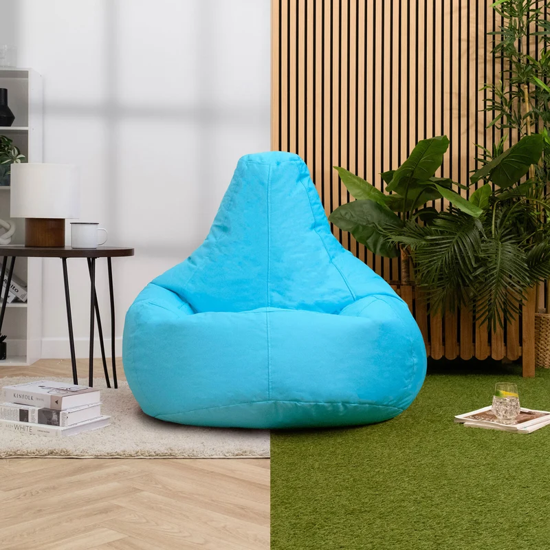 Dalton Relaxsessel Gaming-Sitzsack für drinnen und draußen – Aqua