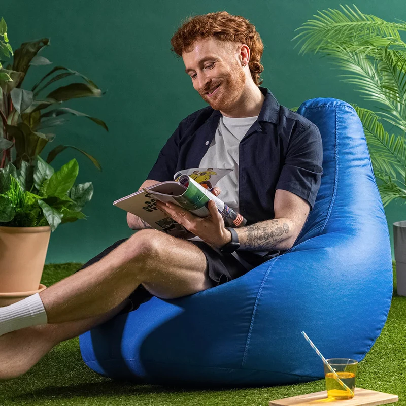 Dalton Relaxsessel Indoor-Outdoor Gaming Sitzsack – Blau