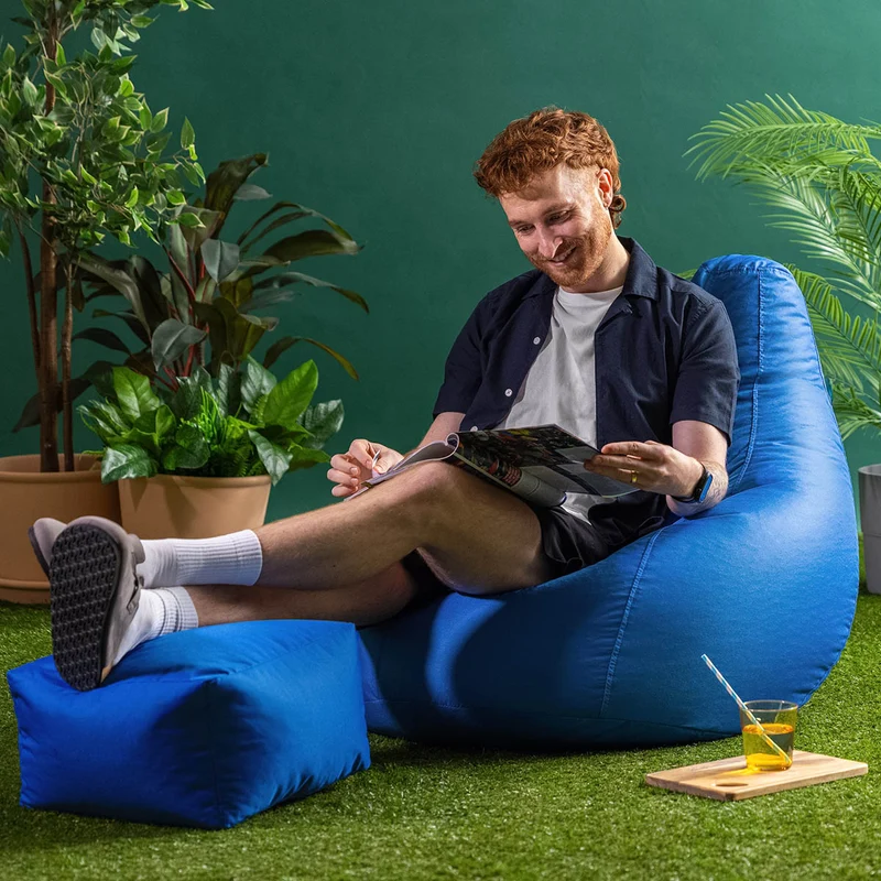 Dalton Relaxsessel Indoor-Outdoor Gaming Sitzsack – Blau