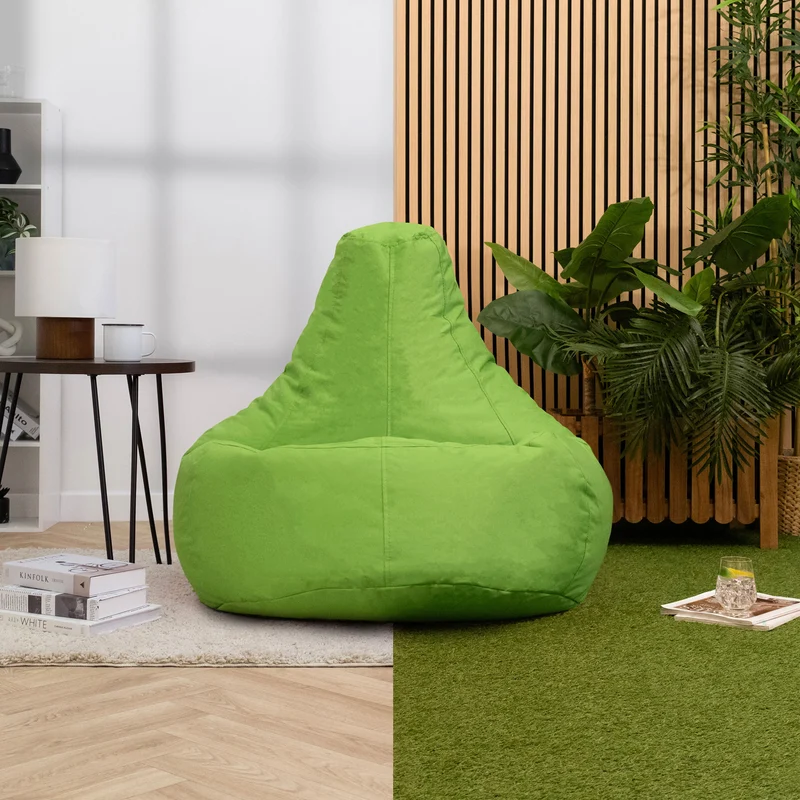 Gaming-Sitzsack Dalton für drinnen und draußen – Limettengrün