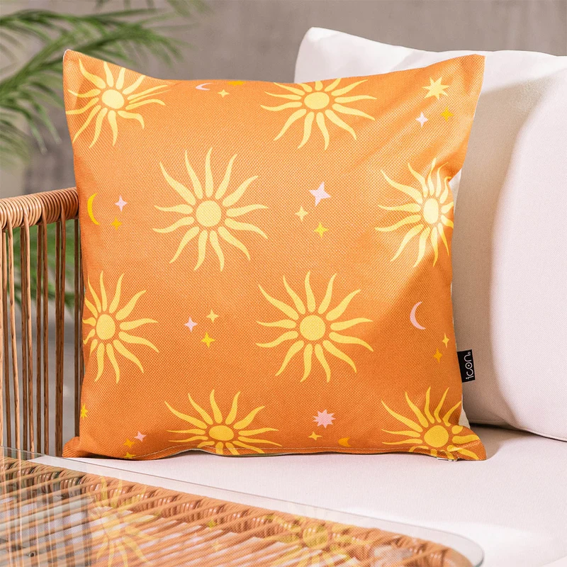 Summer Sun Kissen für Drinnen und Draußen – Orange