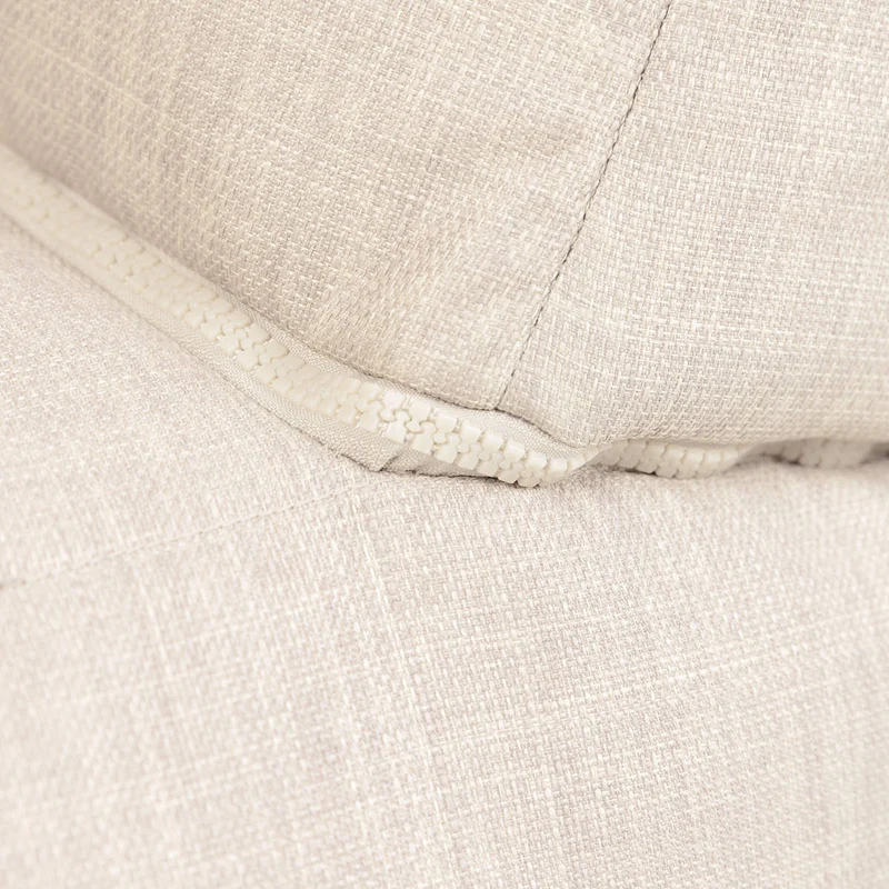 Noa Modularer Eck-Sitzsack, Outdoor-Gewebe, Naturfarbe