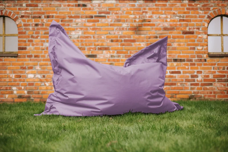 chilly pilley Sitzsack L XL XXL Bodenkissen Beanbag Styropor Füllung Riesensitzsack Sitzkissen Gartenkissen zum Liegen und Sitzen Wasserdicht Wasserabweisend