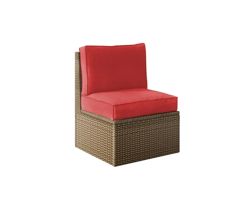 Rattan-Möbelkissen mit Keder