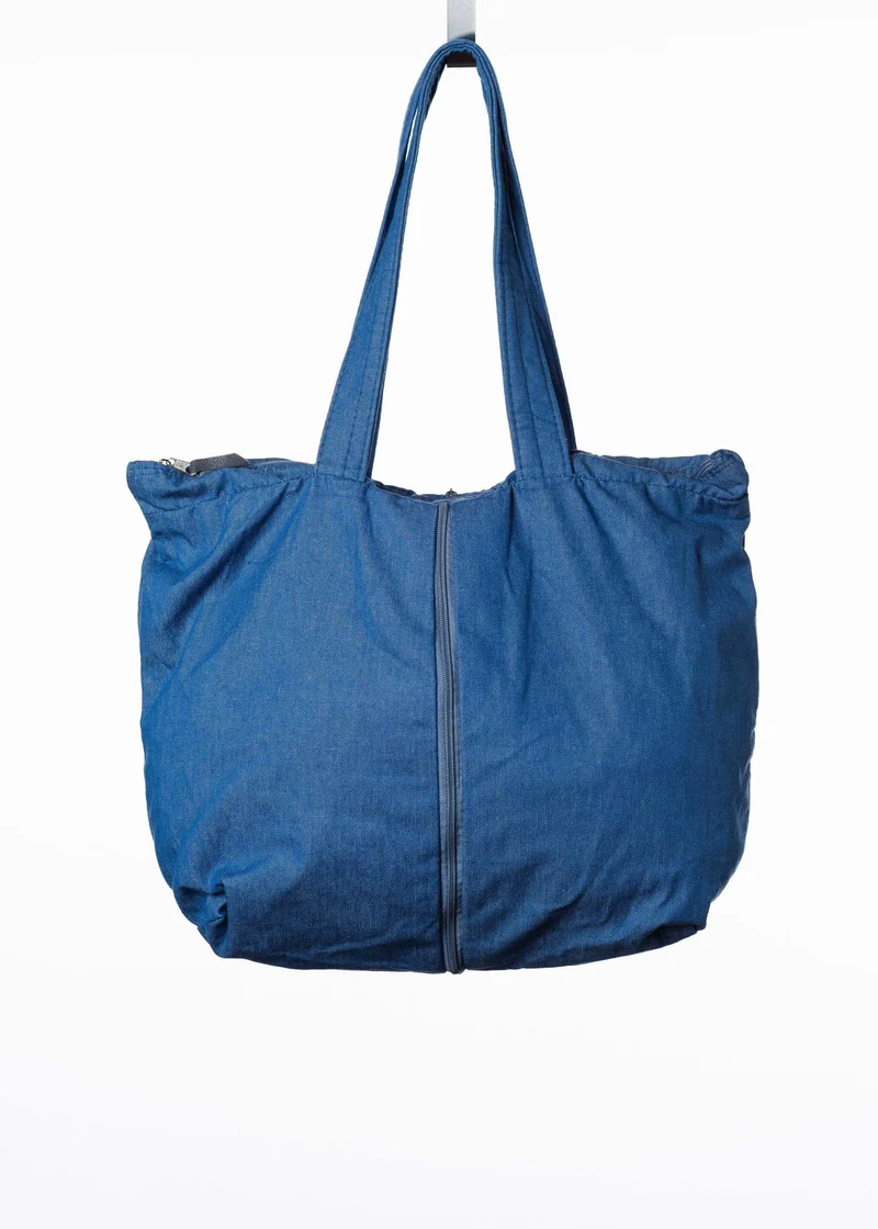 Canoa Handtasche, Klein - Jeans, Hellblau, Flex