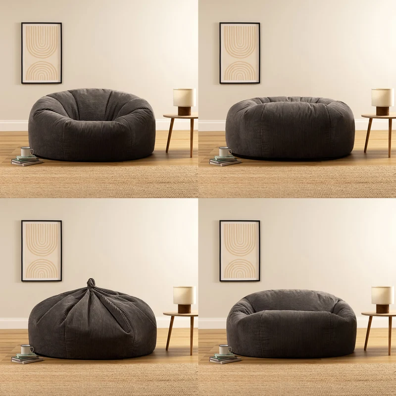 Soul Kord-Bodensofa, Dunkelgrau
