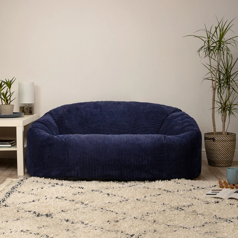 Sitzsack „Soul Giant“ für zwei Personen – Marineblau