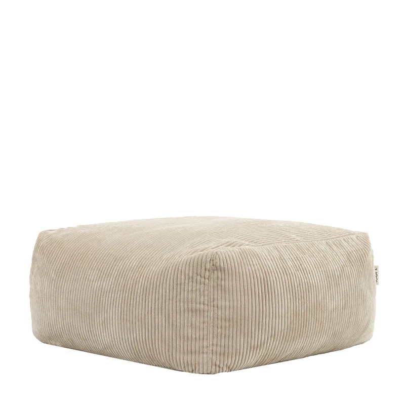Zen Modularer Fußhocker, Jumbo Cord, Natur