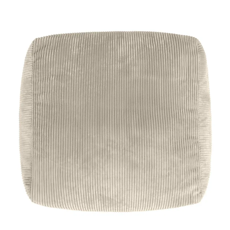 Zen Modularer Fußhocker, Jumbo Cord, Natur