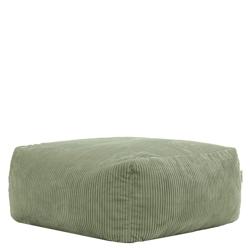 Zen Modularer Fußhocker, Jumbo Cord, Salbeigrün