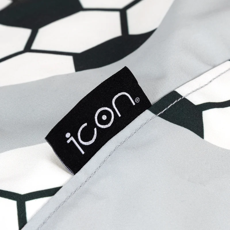 Klassischer Sitzsack für Teens, Fußball-Print, Mehrfarbig