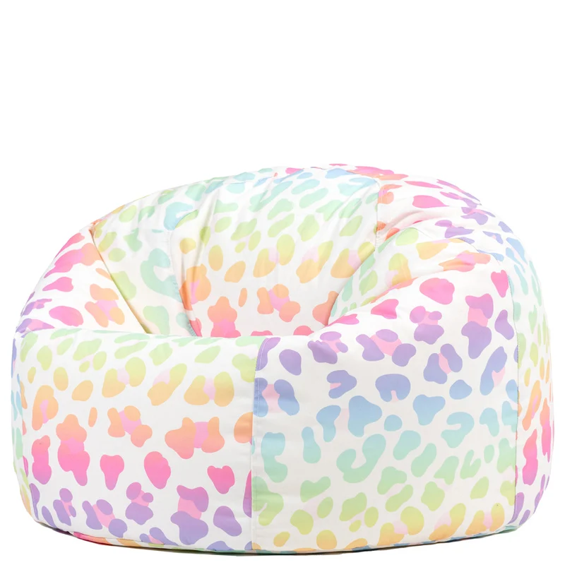 Klassischer Sitzsack für Teens, Ombre, Leoparden-Print, Mehrfarbig