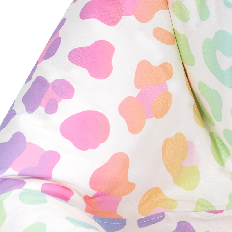 Klassischer Sitzsack für Teens, Ombre, Leoparden-Print, Mehrfarbig