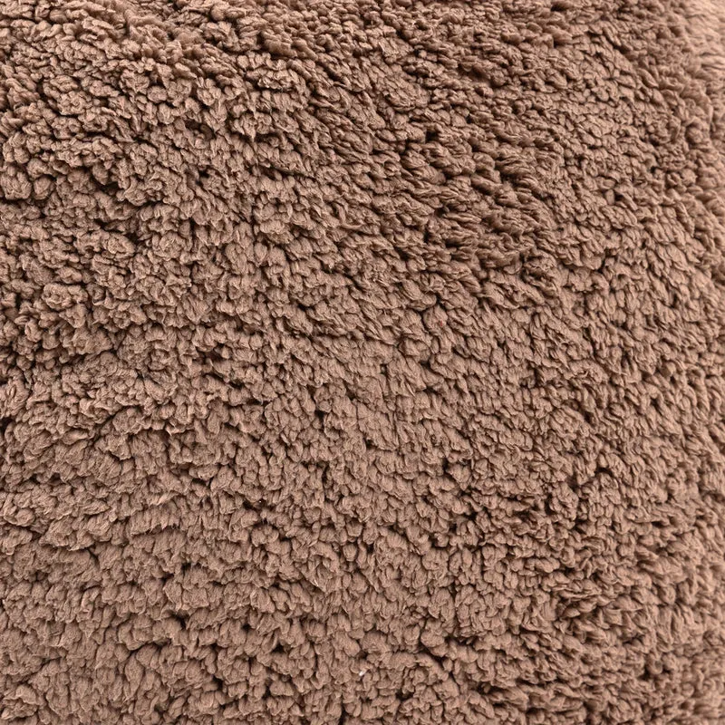 Kingston Klassischer Sitzsack für Teens, Teddy-Fleece, Mokka-Braun