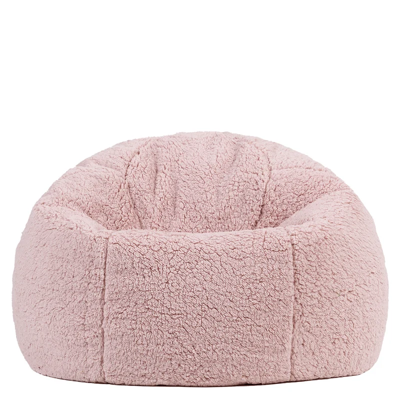 Kingston Klassischer Sitzsack für Teens, Fleece, Hellrosa