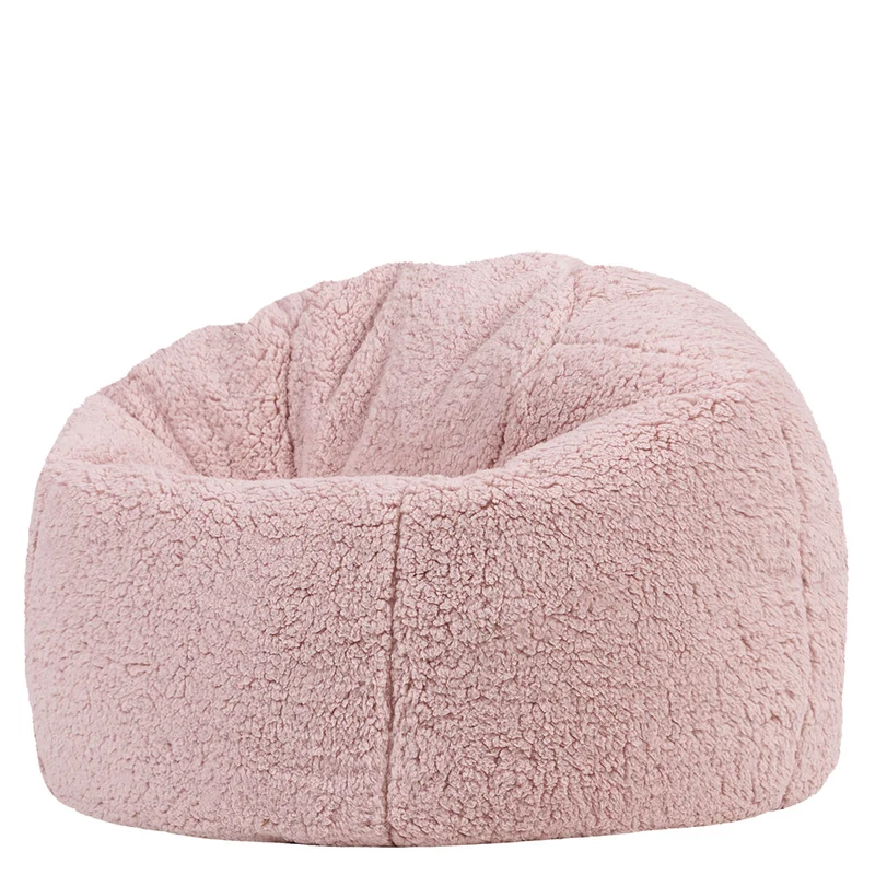 Kingston Klassischer Sitzsack für Teens, Fleece, Hellrosa