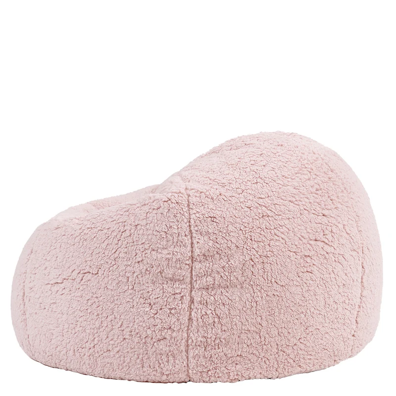 Kingston Klassischer Sitzsack für Teens, Fleece, Hellrosa
