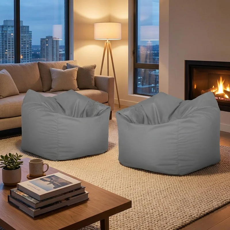 Sitzsack Flumpo Breeze, grau