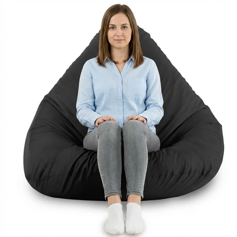 Sitzsack Flumpster Breeze XXL, schwarz