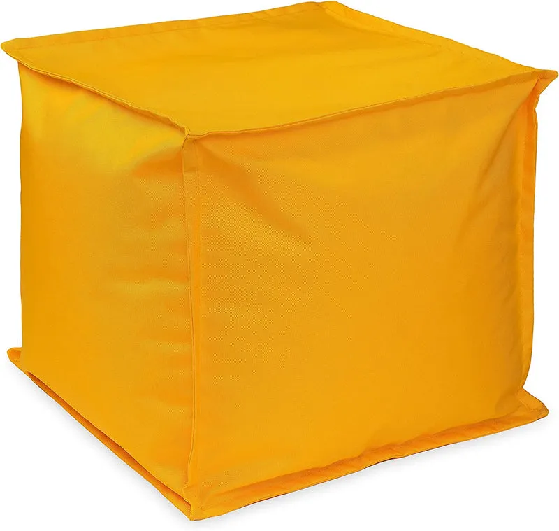 Sitzsack Sitzhocker mit EPS-Perlen-Füllung 40 × 40 × 40 cm – Fußhocker & Sitzpouf für Kinder und Erwachsene