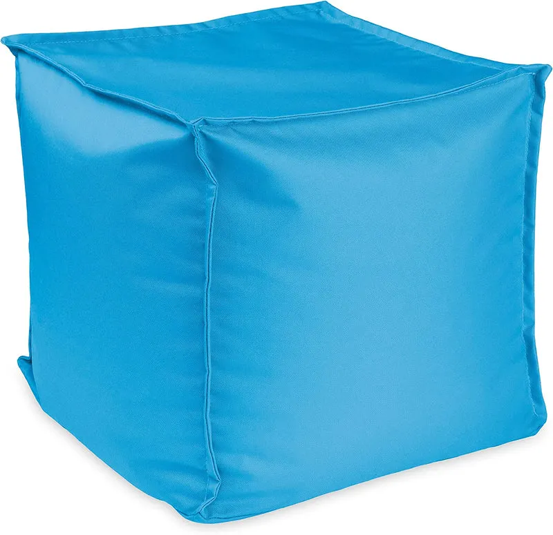 Sitzsack Sitzhocker mit EPS-Perlen-Füllung 40 × 40 × 40 cm – Fußhocker & Sitzpouf für Kinder und Erwachsene