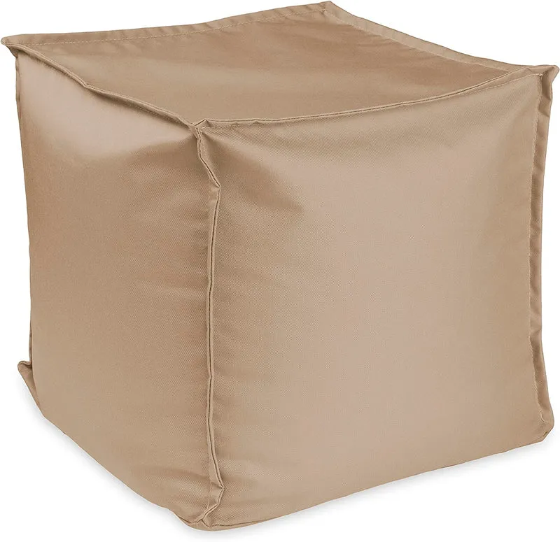 Sitzsack Sitzhocker mit EPS-Perlen-Füllung 40 × 40 × 40 cm – Fußhocker & Sitzpouf für Kinder und Erwachsene