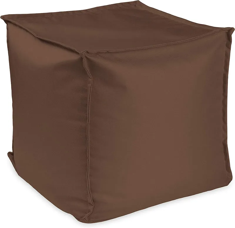 Sitzsack Sitzhocker mit EPS-Perlen-Füllung 40 × 40 × 40 cm – Fußhocker & Sitzpouf für Kinder und Erwachsene