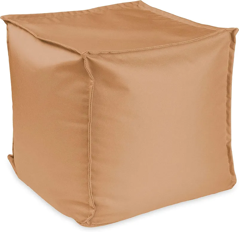 Sitzsack Sitzhocker mit EPS-Perlen-Füllung 40 × 40 × 40 cm – Fußhocker & Sitzpouf für Kinder und Erwachsene