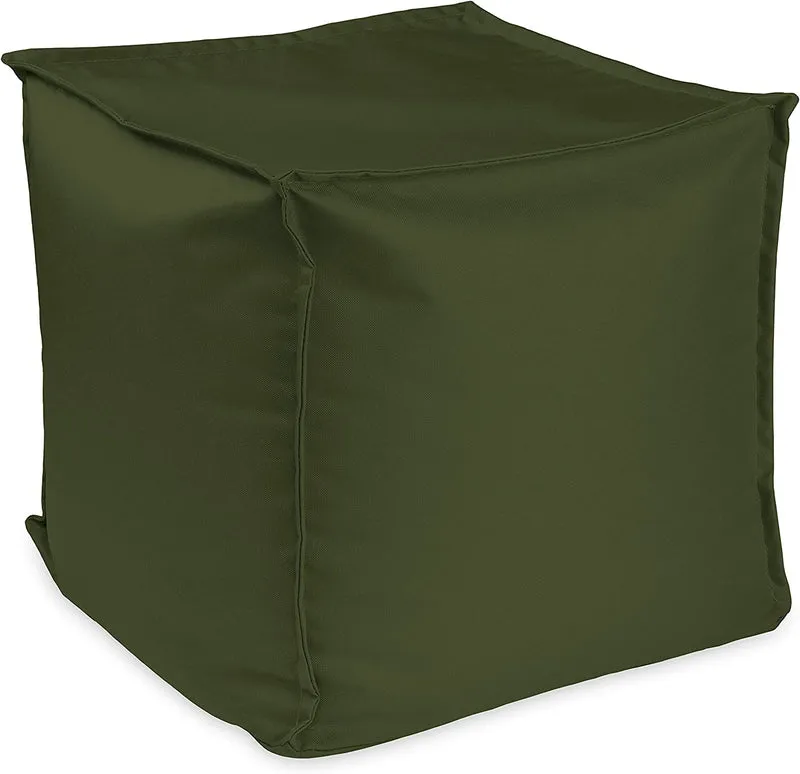 Sitzsack Sitzhocker mit EPS-Perlen-Füllung 40 × 40 × 40 cm – Fußhocker & Sitzpouf für Kinder und Erwachsene