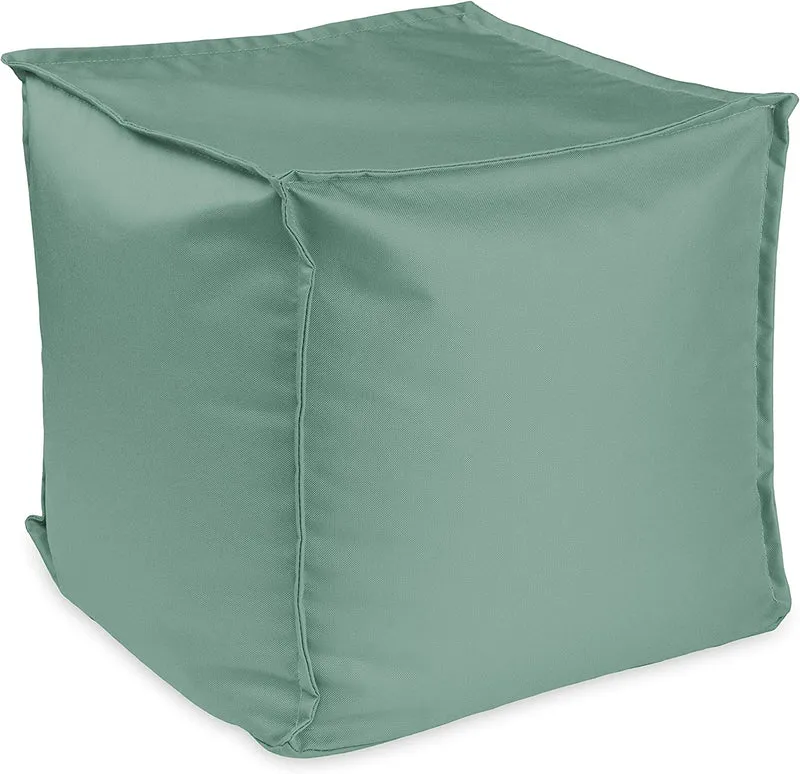 Sitzsack Sitzhocker mit EPS-Perlen-Füllung 40 × 40 × 40 cm – Fußhocker & Sitzpouf für Kinder und Erwachsene