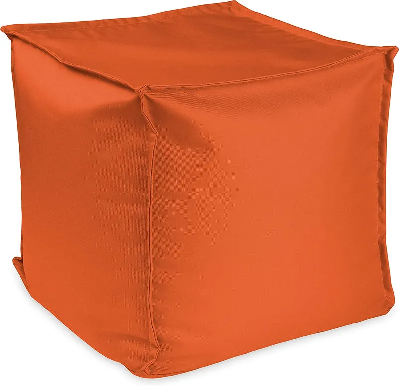 Sitzsack Sitzhocker mit EPS-Perlen-Füllung 40 × 40 × 40 cm – Fußhocker & Sitzpouf für Kinder und Erwachsene