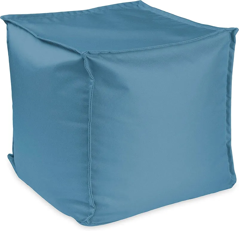 Sitzsack Sitzhocker mit EPS-Perlen-Füllung 40 × 40 × 40 cm – Fußhocker & Sitzpouf für Kinder und Erwachsene