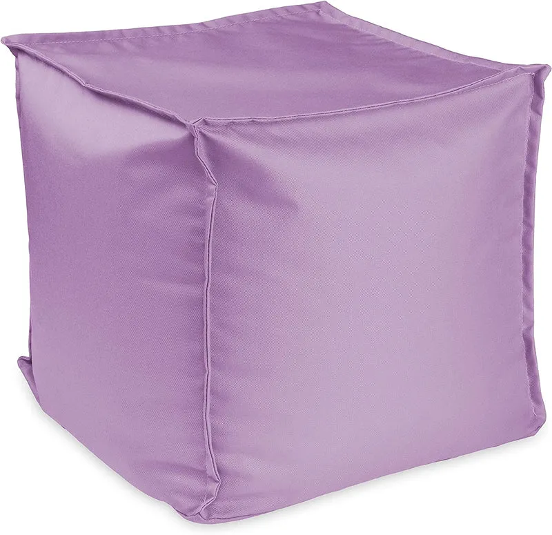 Sitzsack Sitzhocker mit EPS-Perlen-Füllung 40 × 40 × 40 cm – Fußhocker & Sitzpouf für Kinder und Erwachsene
