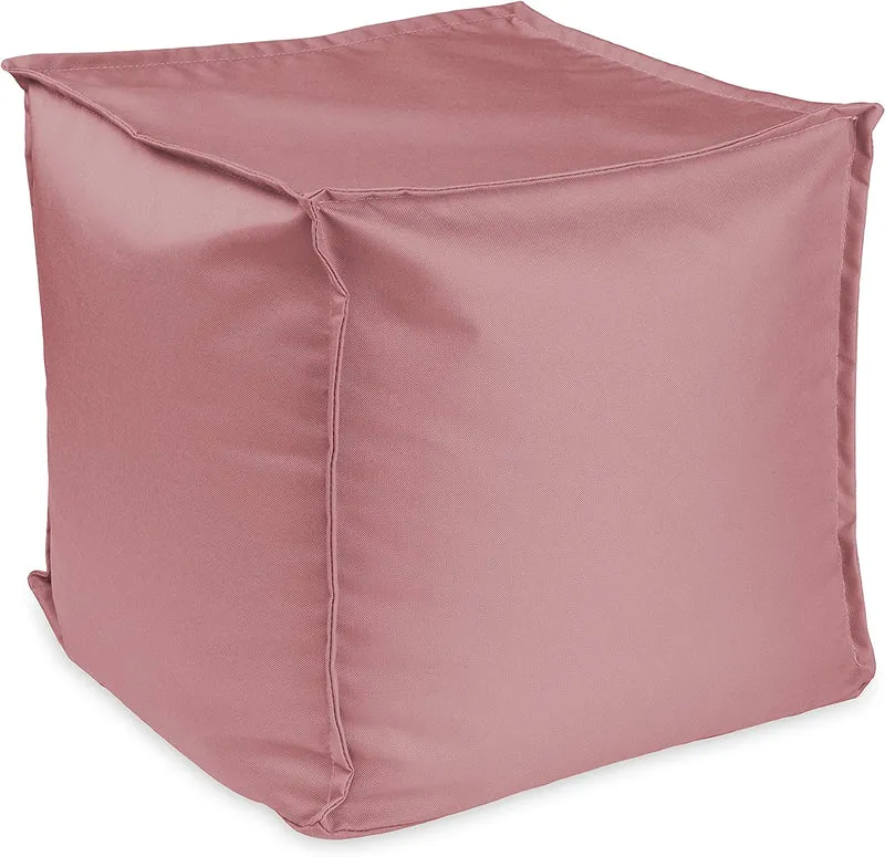 Sitzsack Sitzhocker mit EPS-Perlen-Füllung 40 × 40 × 40 cm – Fußhocker & Sitzpouf für Kinder und Erwachsene