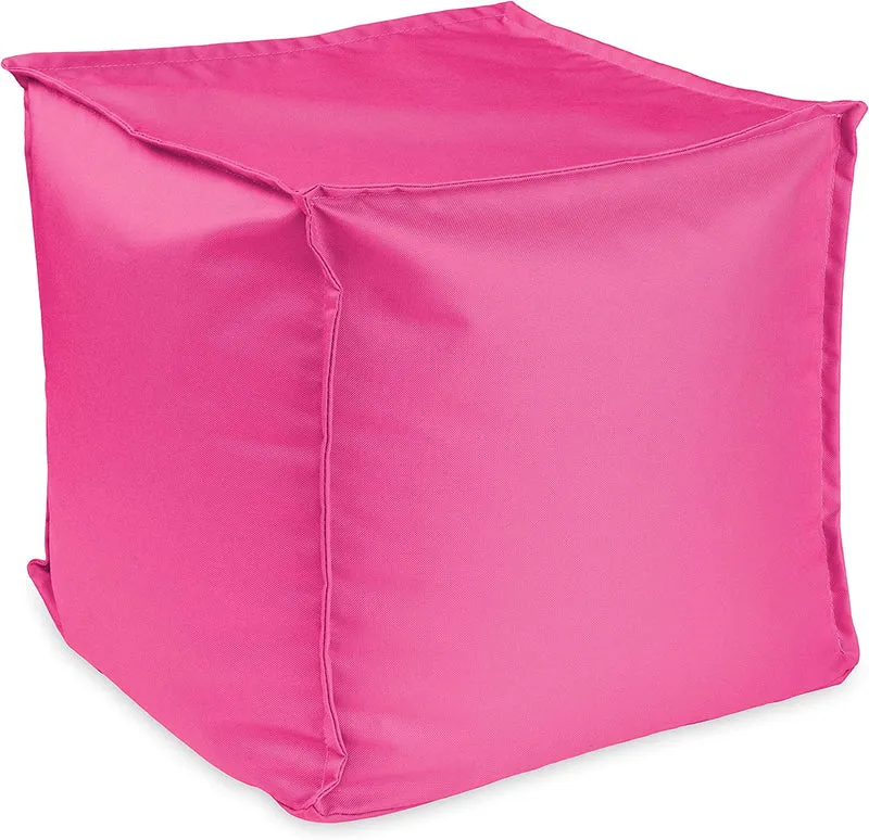Sitzsack Sitzhocker mit EPS-Perlen-Füllung 40 × 40 × 40 cm – Fußhocker & Sitzpouf für Kinder und Erwachsene