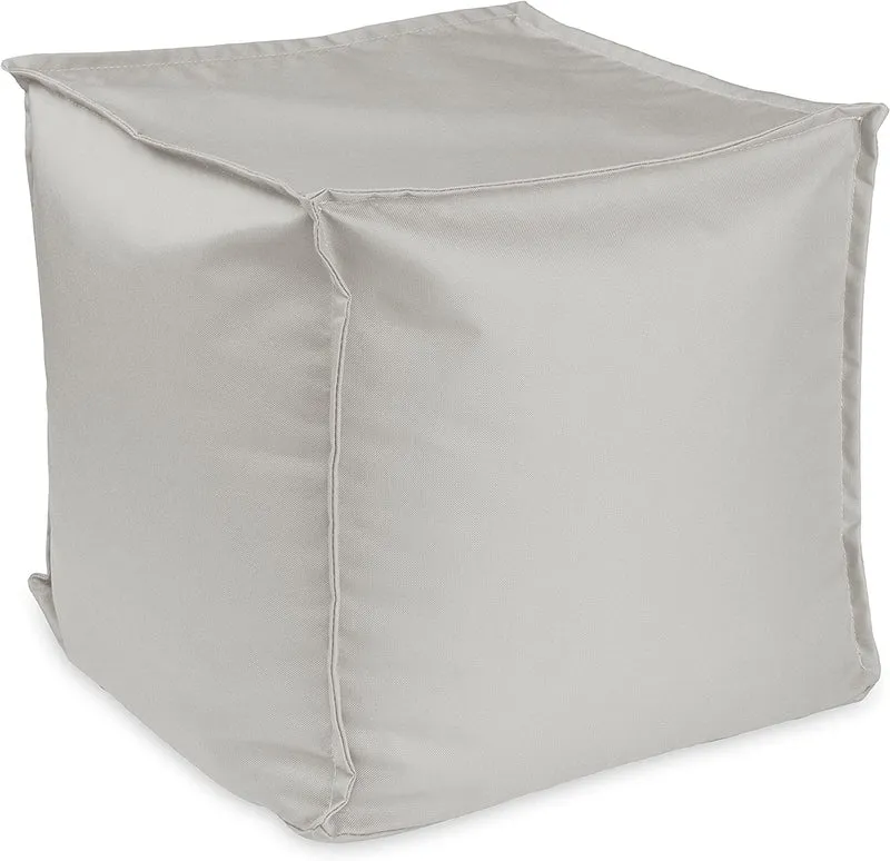 Sitzsack Sitzhocker mit EPS-Perlen-Füllung 40 × 40 × 40 cm – Fußhocker & Sitzpouf für Kinder und Erwachsene