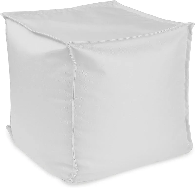 Sitzsack Sitzhocker mit EPS-Perlen-Füllung 40 × 40 × 40 cm – Fußhocker & Sitzpouf für Kinder und Erwachsene