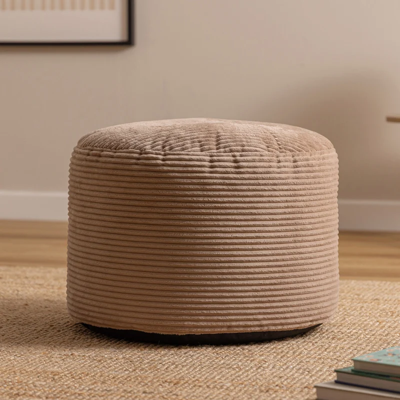 Milano Fußhocker, Cord, Mokka-Braun