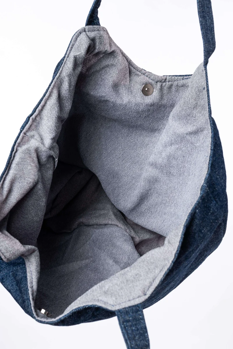 Praia Beach Handtasche, Groß - Jeans