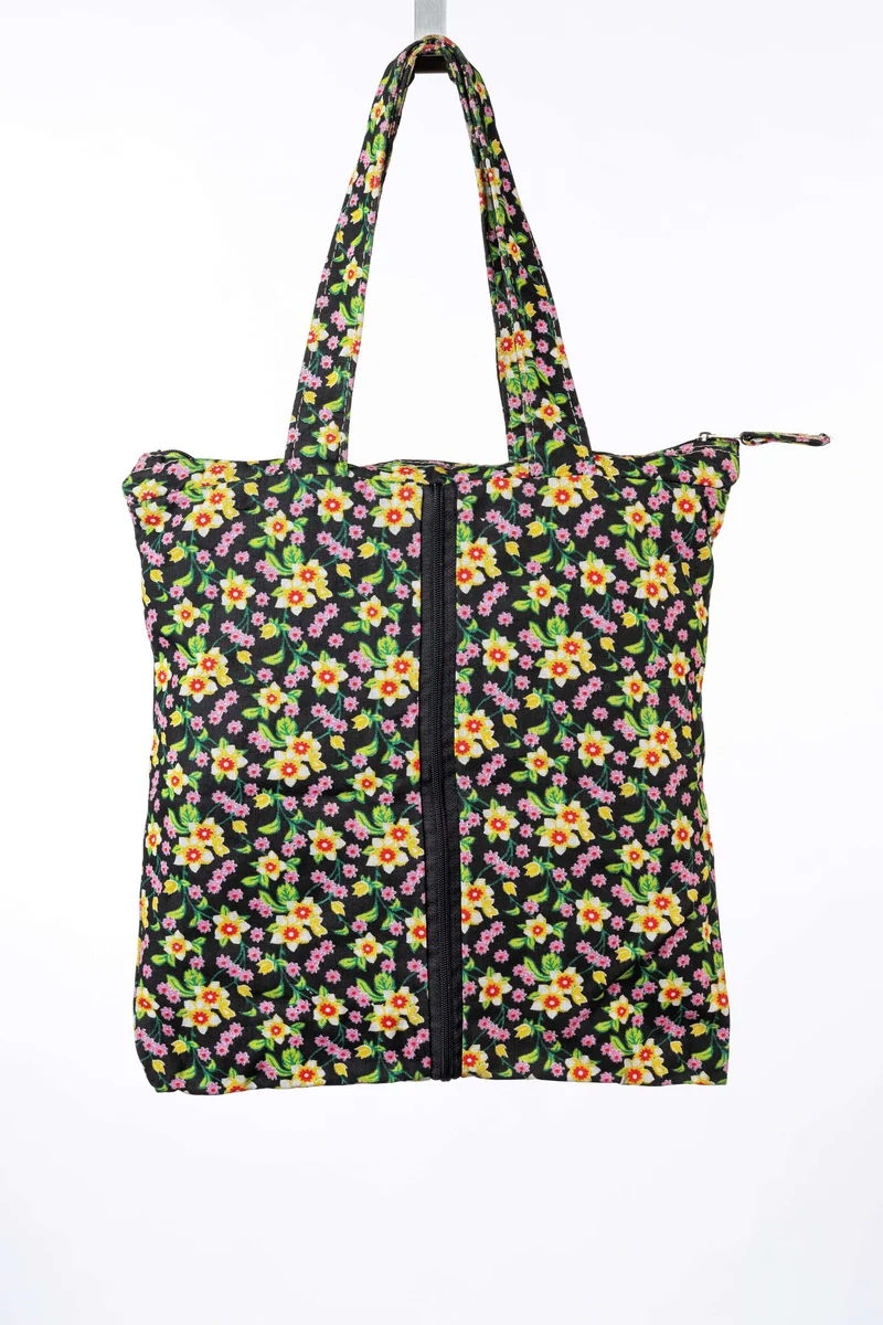 City Shopping Handtasche - Flores (Blumen), Flex