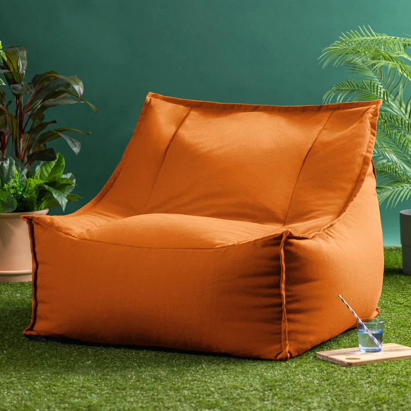 Alo Sessel-Sitzsack, Olefin, Gebranntes Orange