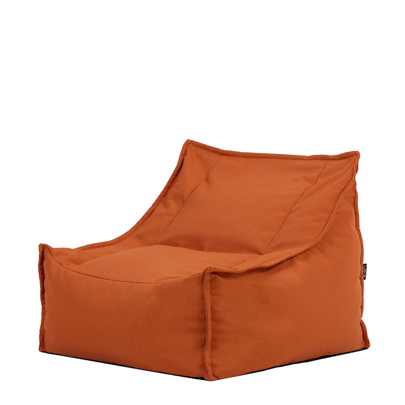 Alo Sessel-Sitzsack, Olefin, Gebranntes Orange