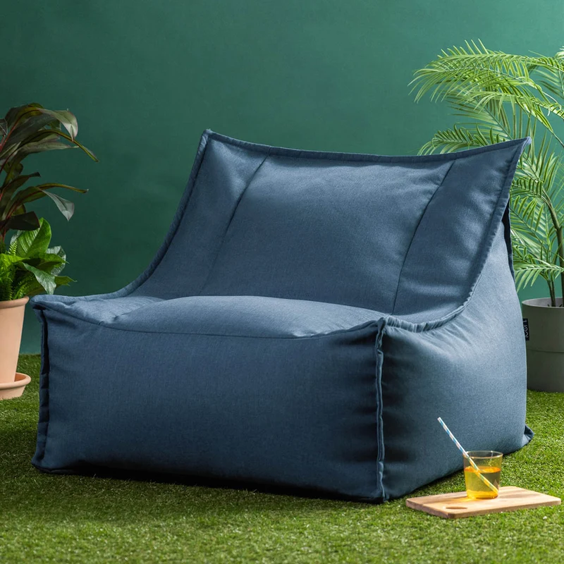 Alto Sessel-Sitzsack, Olefin, Denimblau