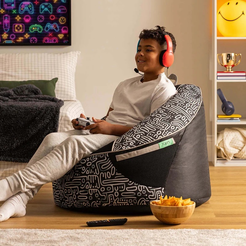 Alpha Kids Gaming-Stuhl – Schwarz