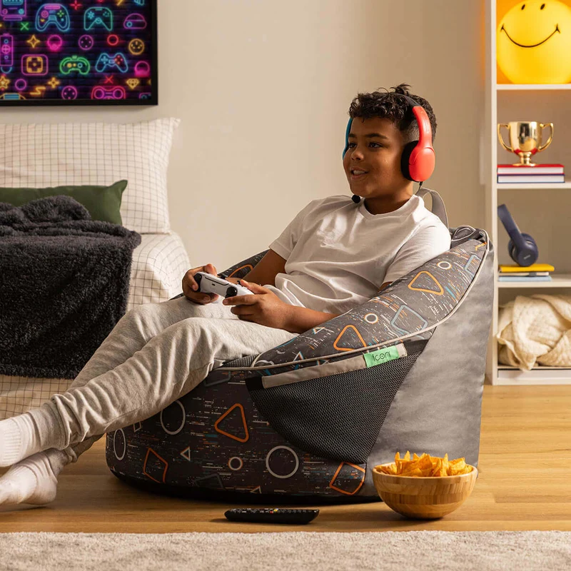 Alpha Kids Gaming-Stuhl - Grau