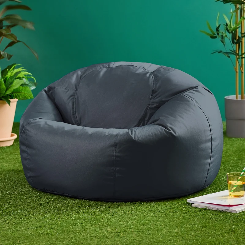 Kingston Wasserabweisender Klassischer Sitzsack – Anthrazit